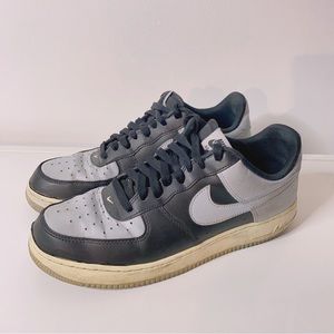 Nike Air Force 1 Low J Pack Wolf Grey White Black Shadow 820266-008 Size 9.5